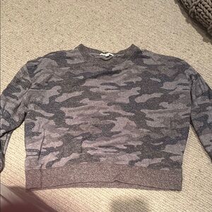 Camo Print Sweatshirt